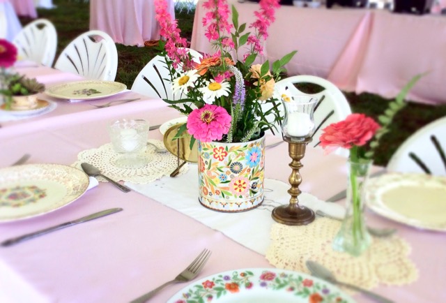 Southern Vintage Table Vintage China Rental NC