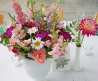 Vintage Milk Glass Center Pieces