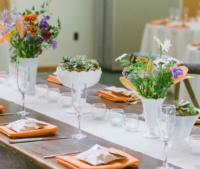 Vintage Milk Glass Centerpieces