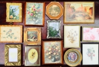 Vintage Petite Art Display