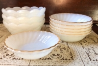 Vintage Milk Glass Bowls