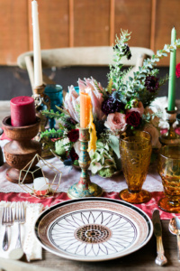 Vintage Boho Designed Tablescape