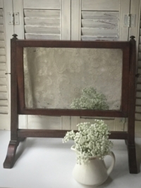 Vintage Tabletop Wooden Mirror