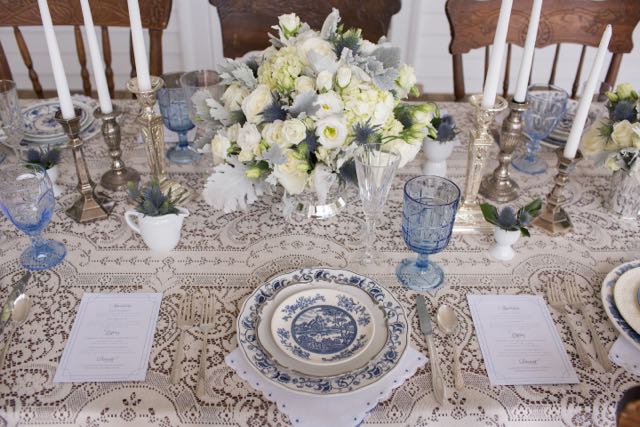 Southern Vintage Table Vintage China Rental NC