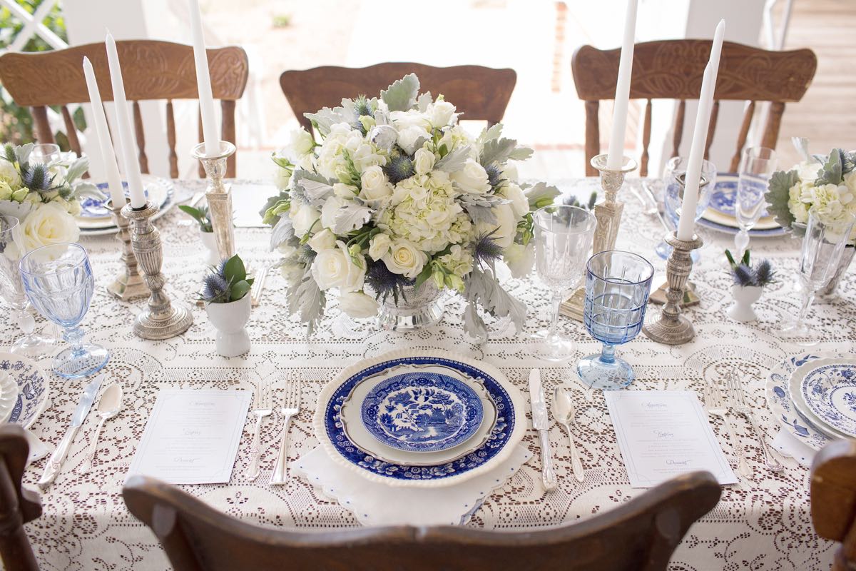 Southern Vintage Table Vintage China Rental