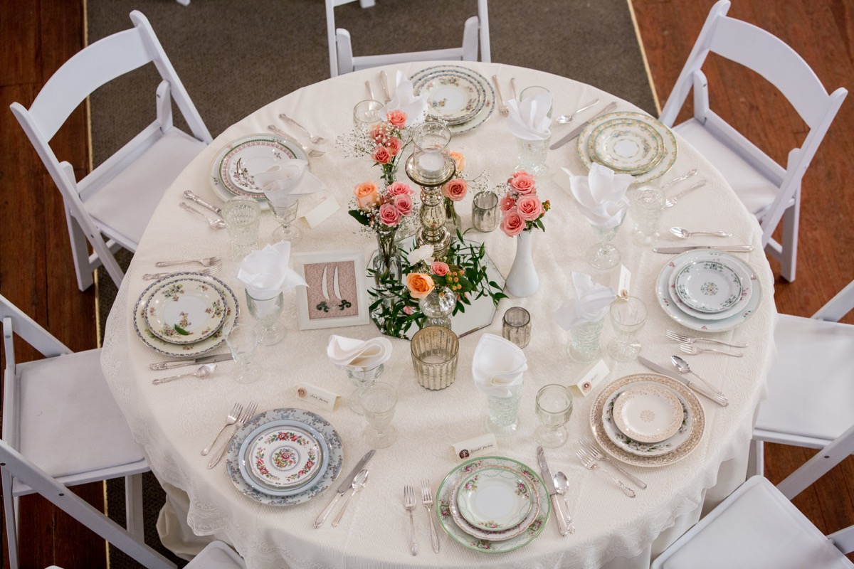 Southern Vintage Table Vintage China Rental NC