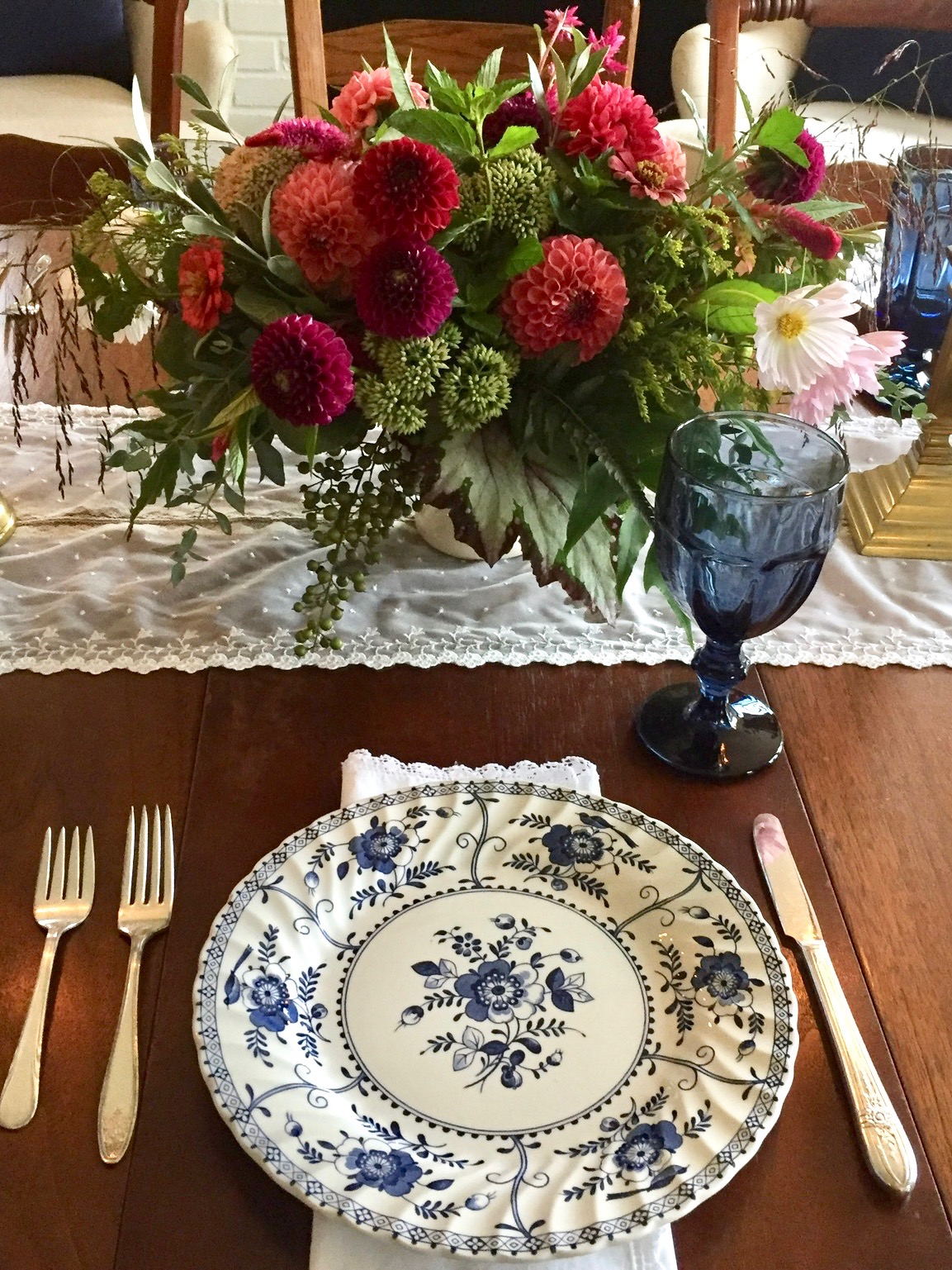 Southern Vintage Table Vintage China Rental NC