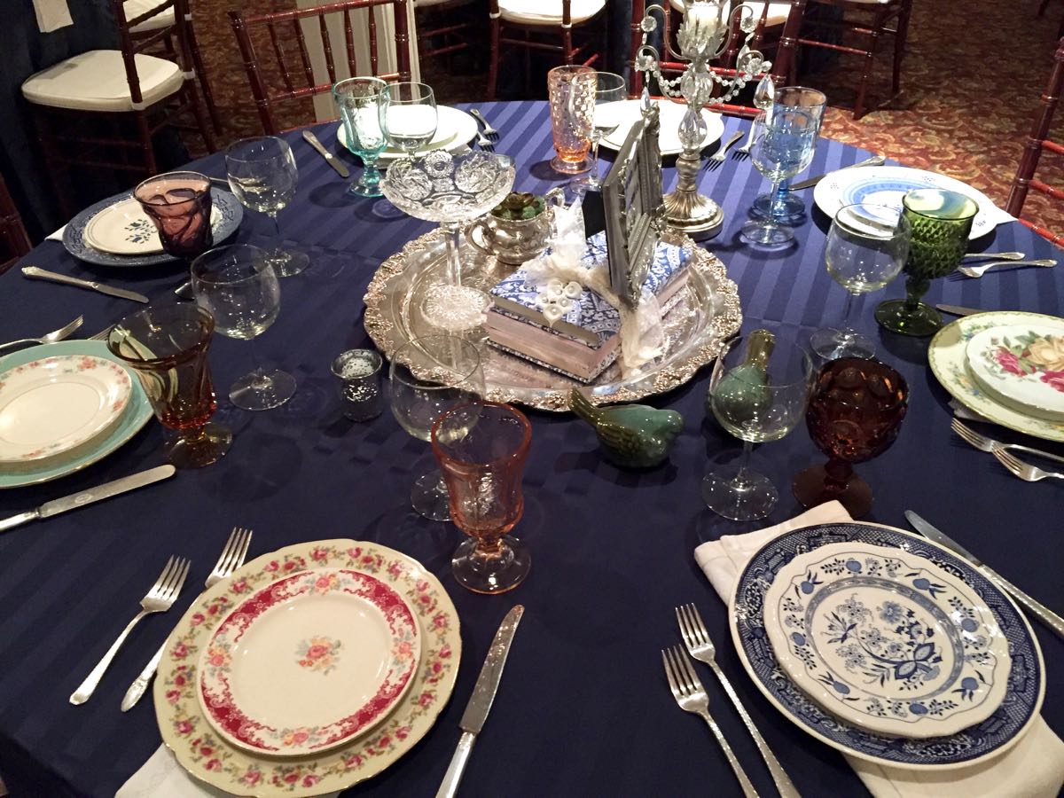 Southern Vintage Table Vintage China Rental NC