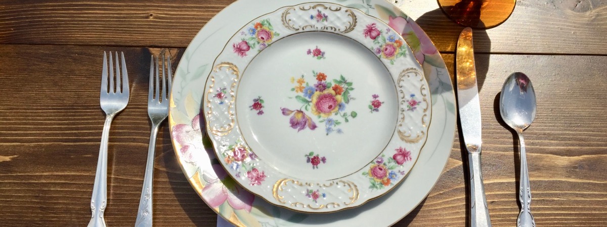 Southern Vintage Table Vintage China Rental NC