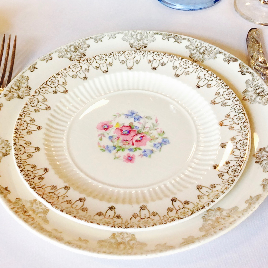 Southern Vintage Table Vintage China Rental NC