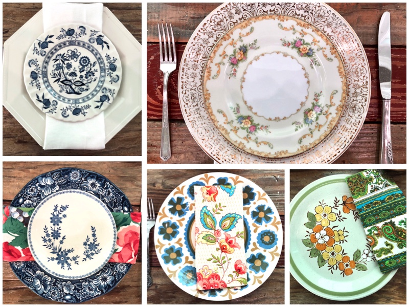 Southern Vintage Table Vintage China Rental NC