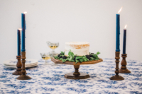 Wooden Candle Holders and Cake Stand