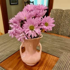 Vintage Vase with Flowers