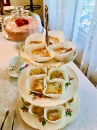 Vintage Tiered Stand with Desserts
