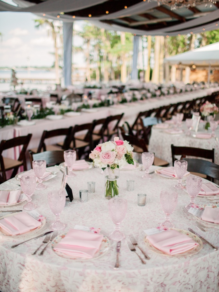 Pink Wedding Reception