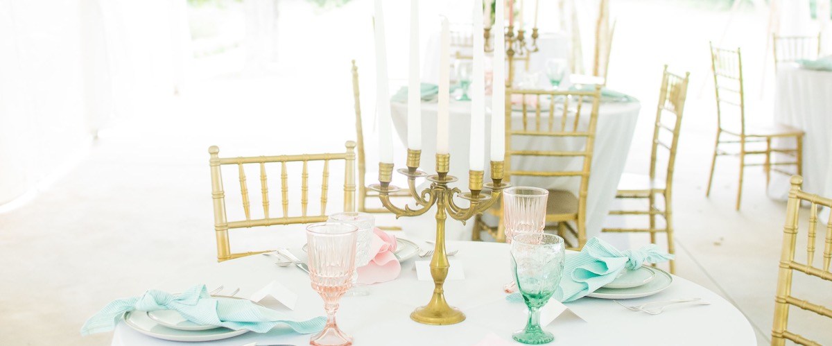 Table Setting with Candelabra