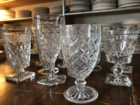 Vintage Clear Goblets