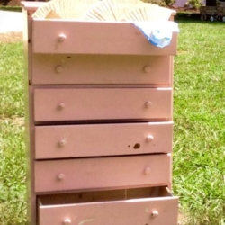 Vintage Pink Dresser