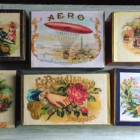 Vintage Style Cigar Boxes