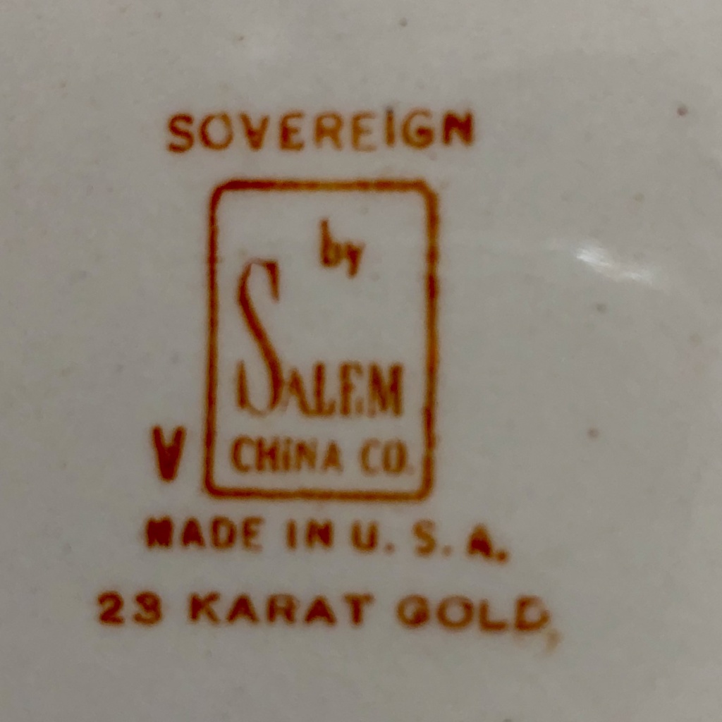 Vintage Feature - The Salem China Company - Southern Vintage Table