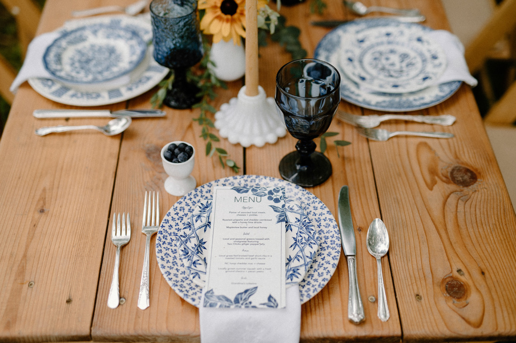 Vintage Blue and White China