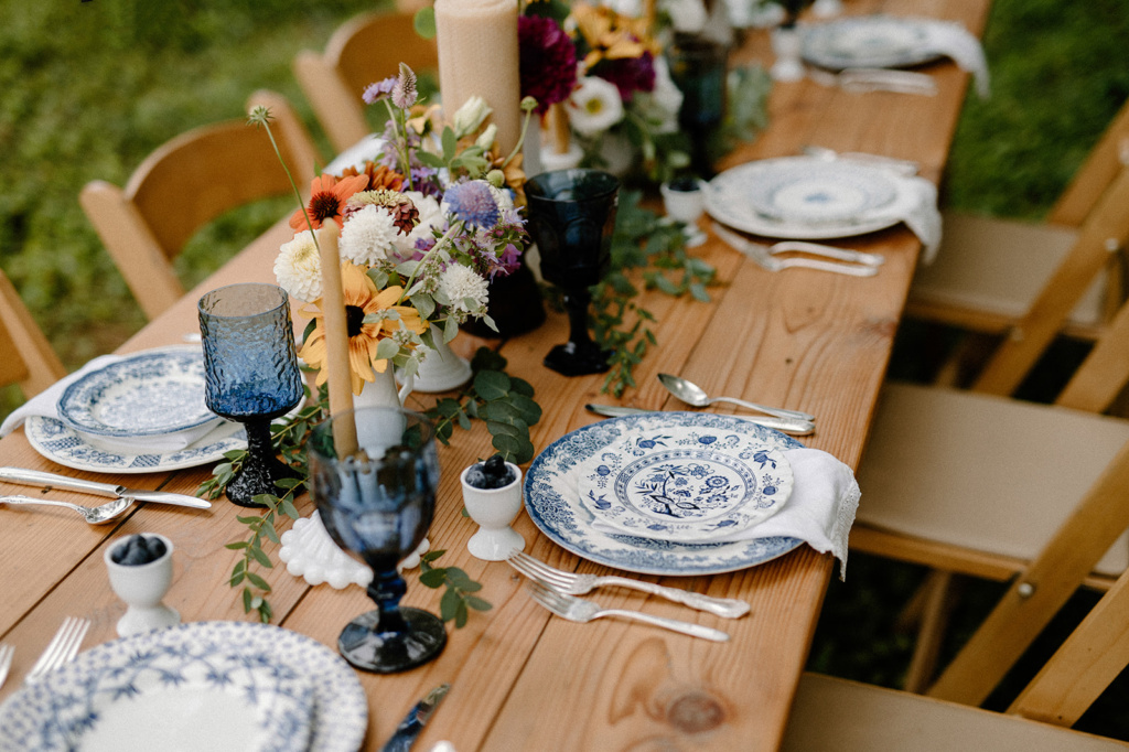 Vintage Blue and White China