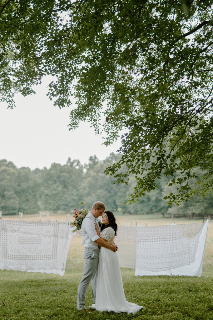 Couple on Farm