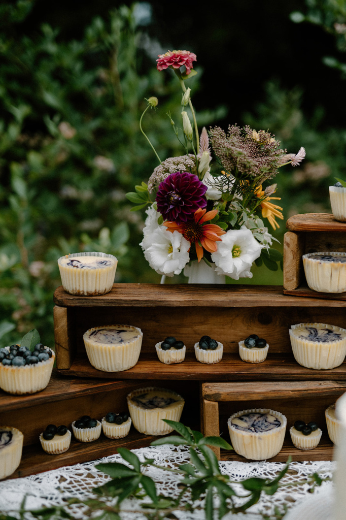 Blueberry Dessert Table