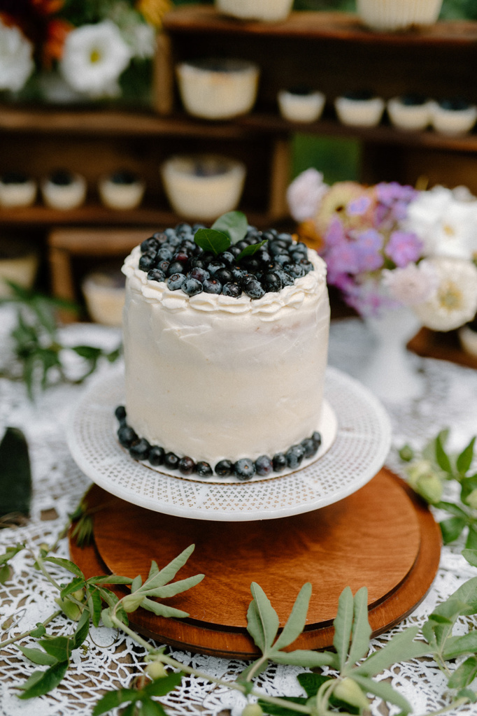 Blueberry Dessert Table