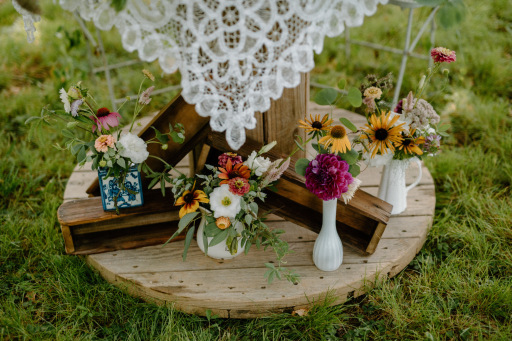 Blueberry Dessert Table