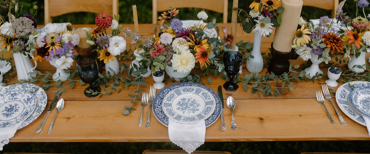 Vintage Blue and White China