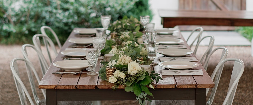 Vintage Reception Table