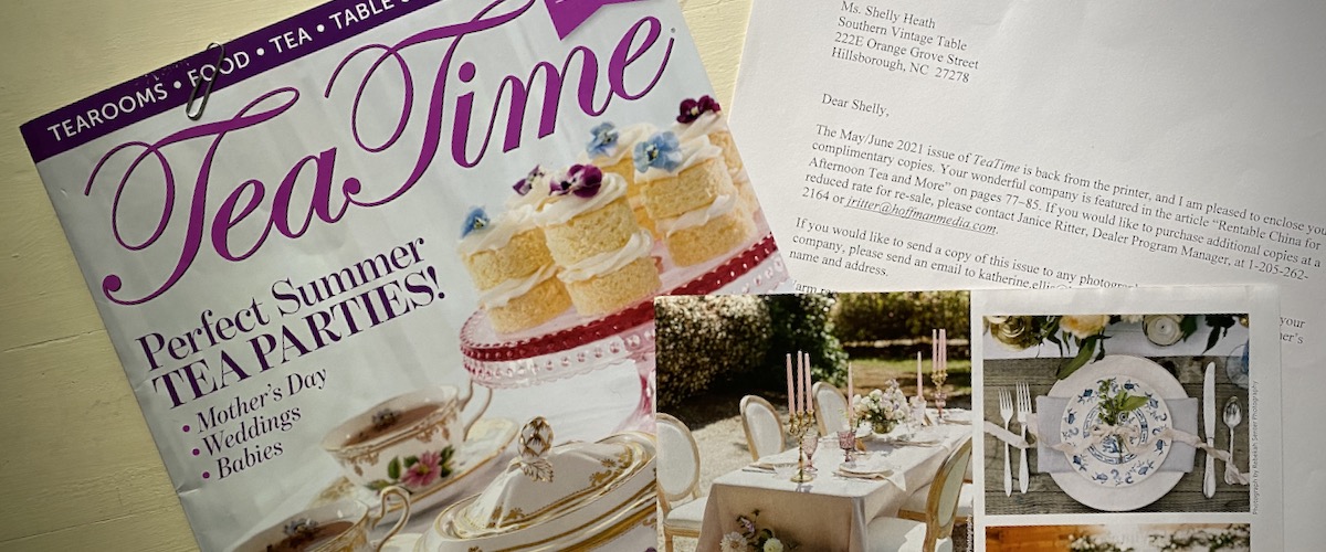 Tea Time Magazine Spread