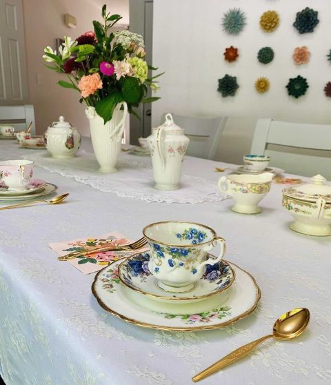 Vintage Tea Party Table