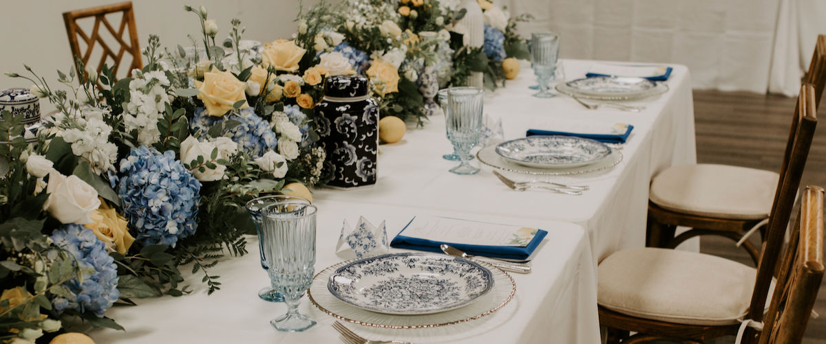 Vintage Bridal Shower Table