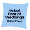 The Knot Best of Weddings Hall of Fame