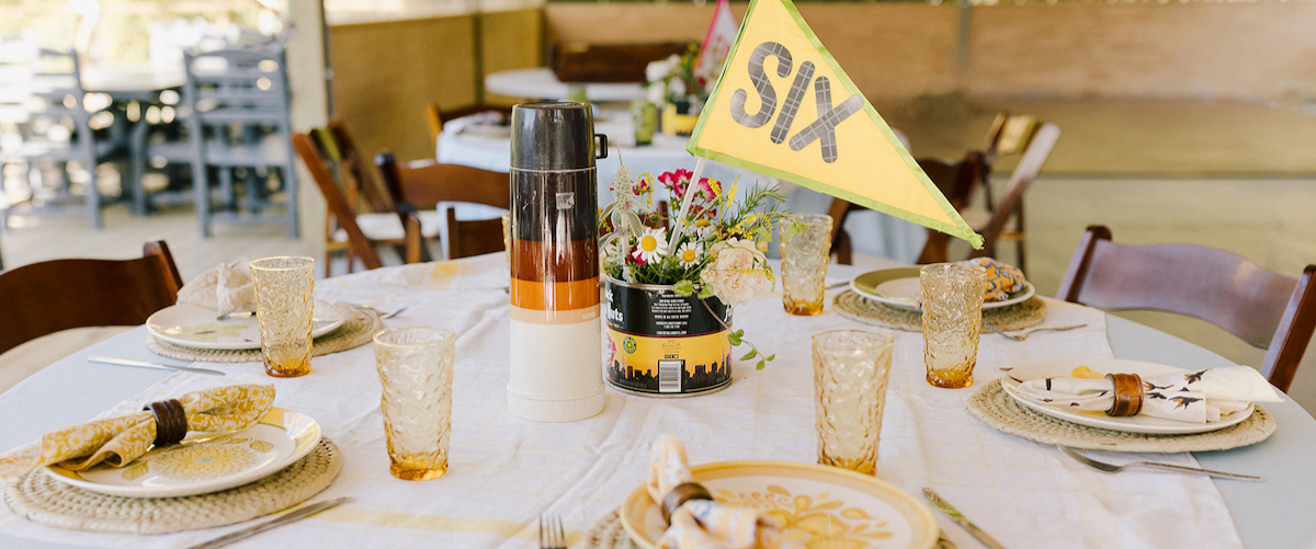 Honeysuckle Tea House Vintage Tablescape with Props