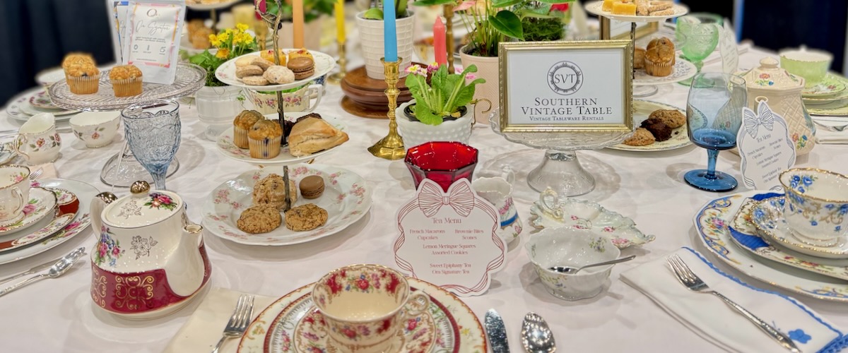 Vintage Tea Party at Home Show