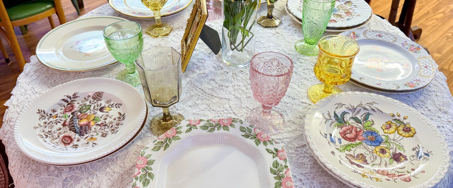 Vintage Tablescape