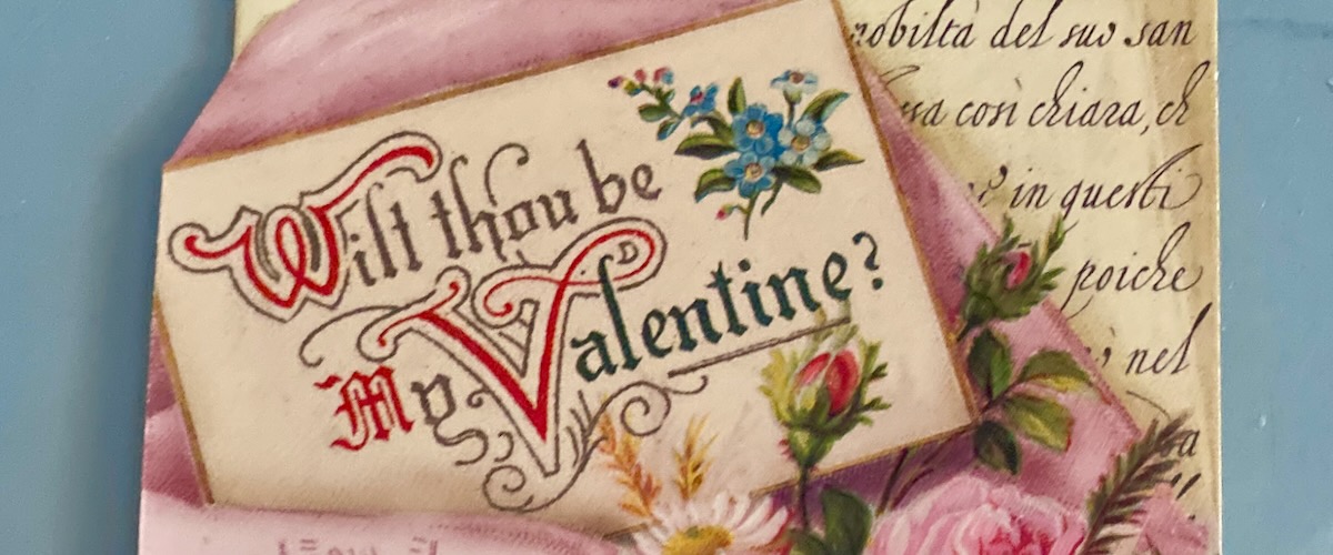 Vintage Valentines Card