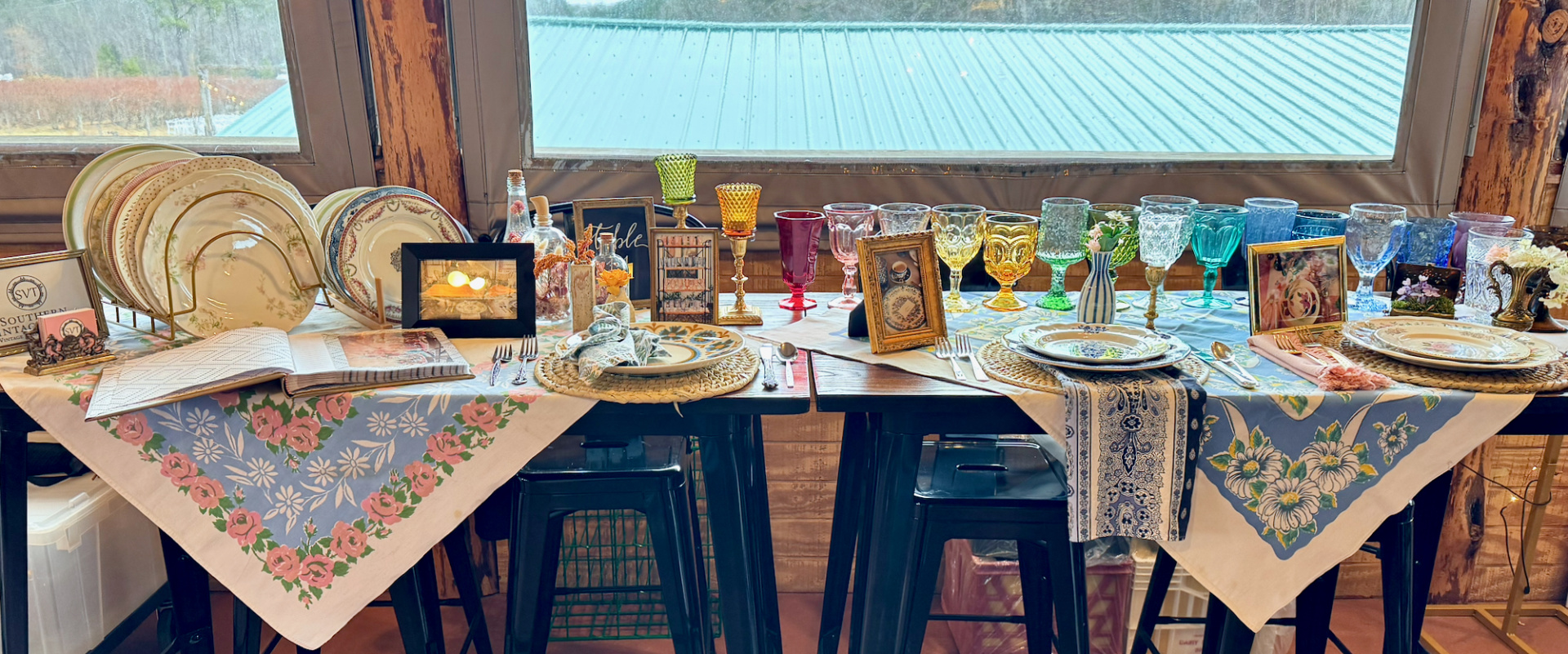 Southern Vintage Table Display